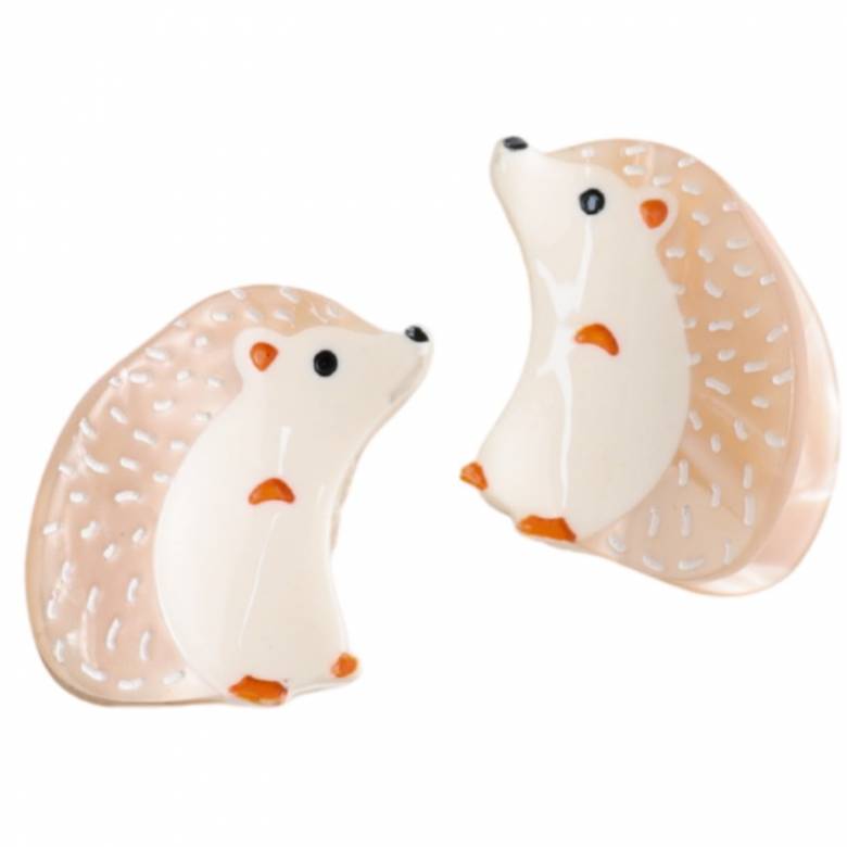 Mini Hedgehog - Pair Of Claw Hair Clips