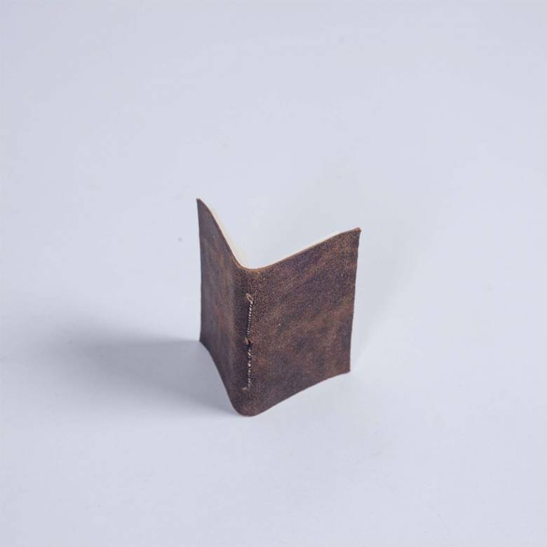 Mini Leather Bound Notebook