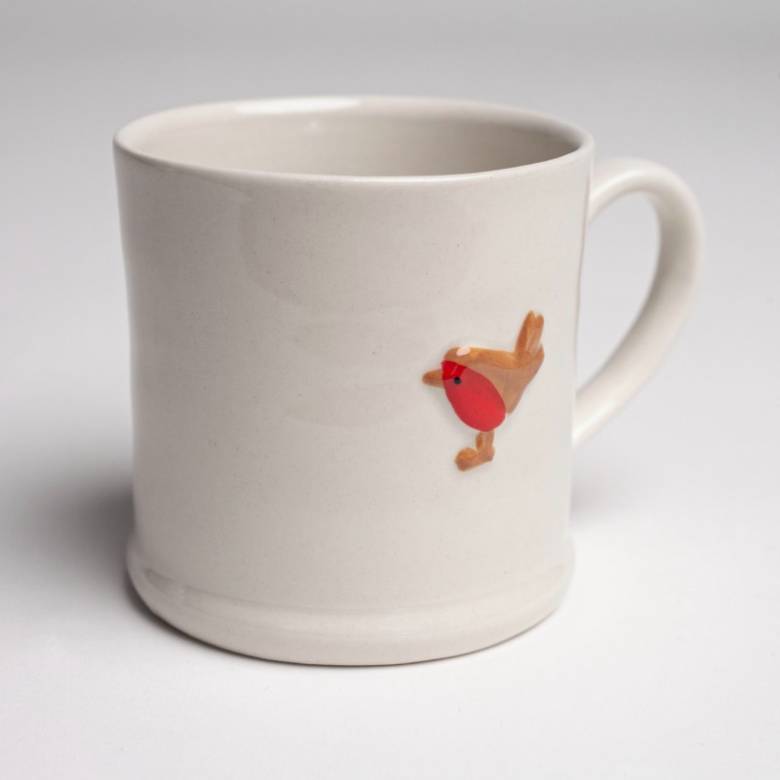 Mini Robin Ceramic Mug H: 10cm