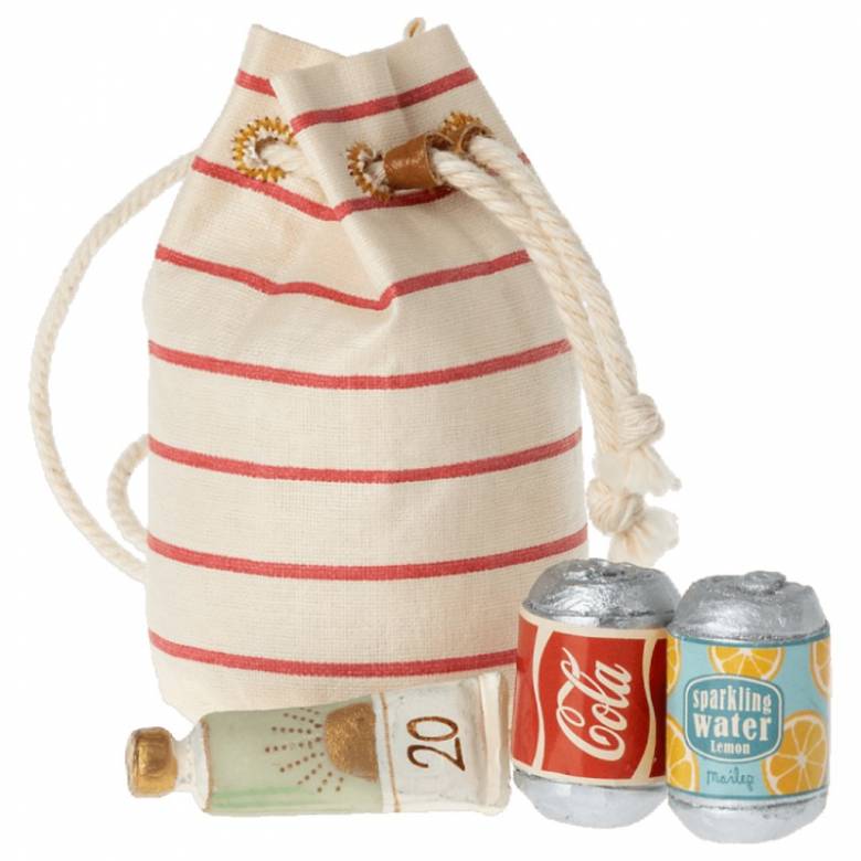 Miniature Bag With Beach Essentials Toy By Maileg 3+