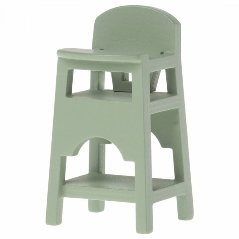 Miniature High Chair In Mint By Maileg 3+