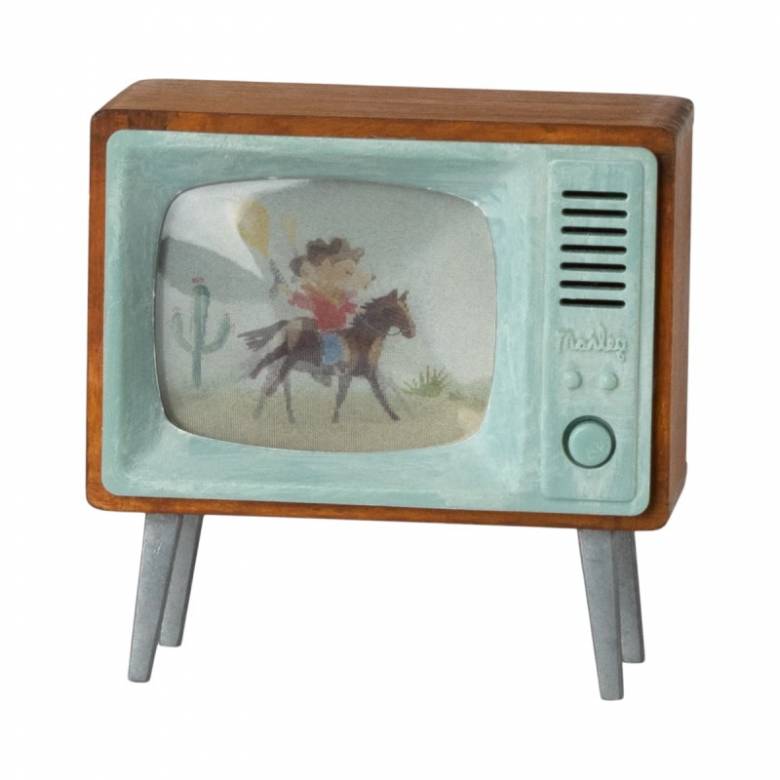 Miniature Mouse Television Toy By Maileg 3+