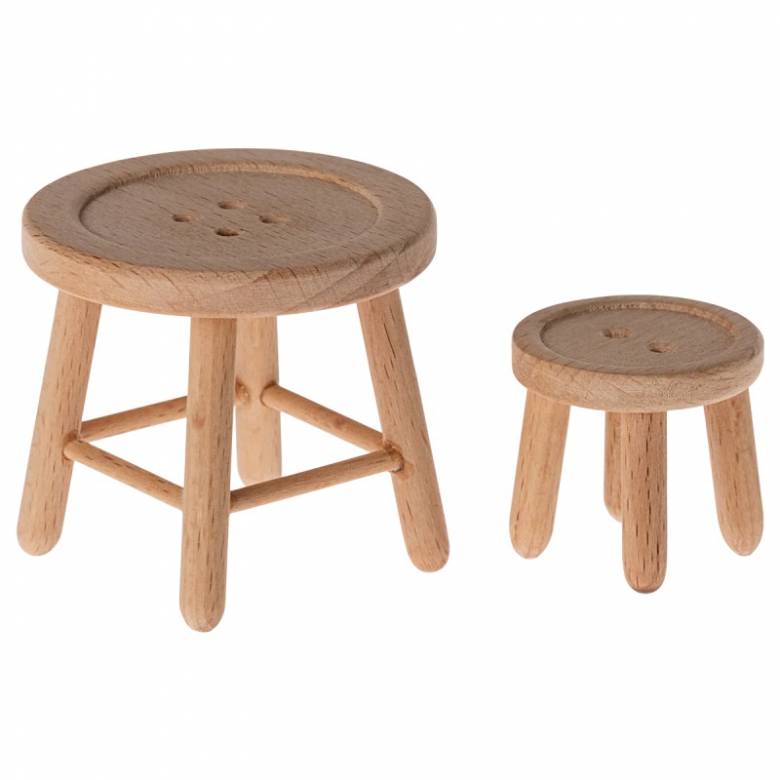 Miniature Table & Stool Set By Maileg 3+