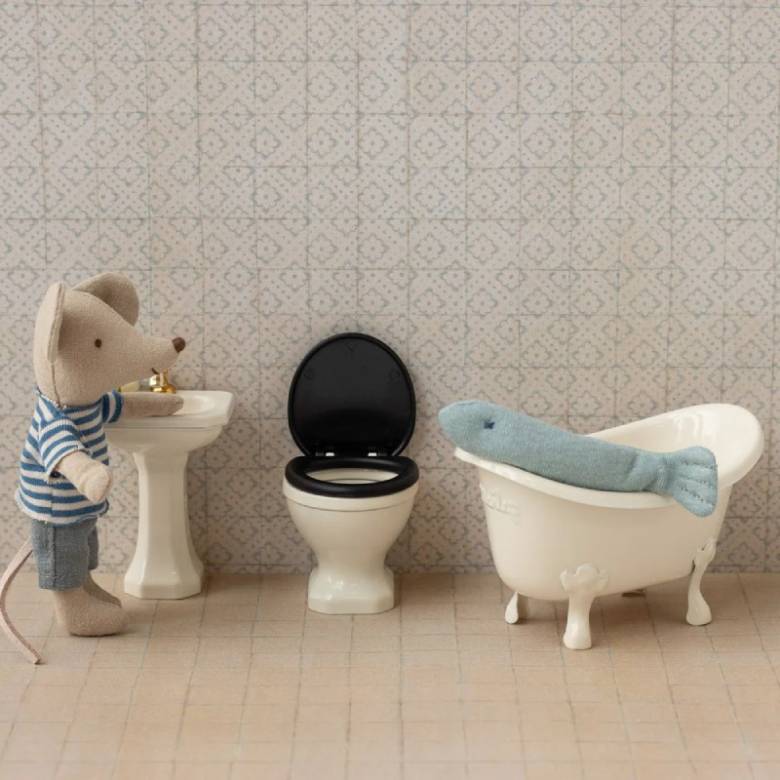 Miniature Toy Mouse Fishing Set By Maileg 3+