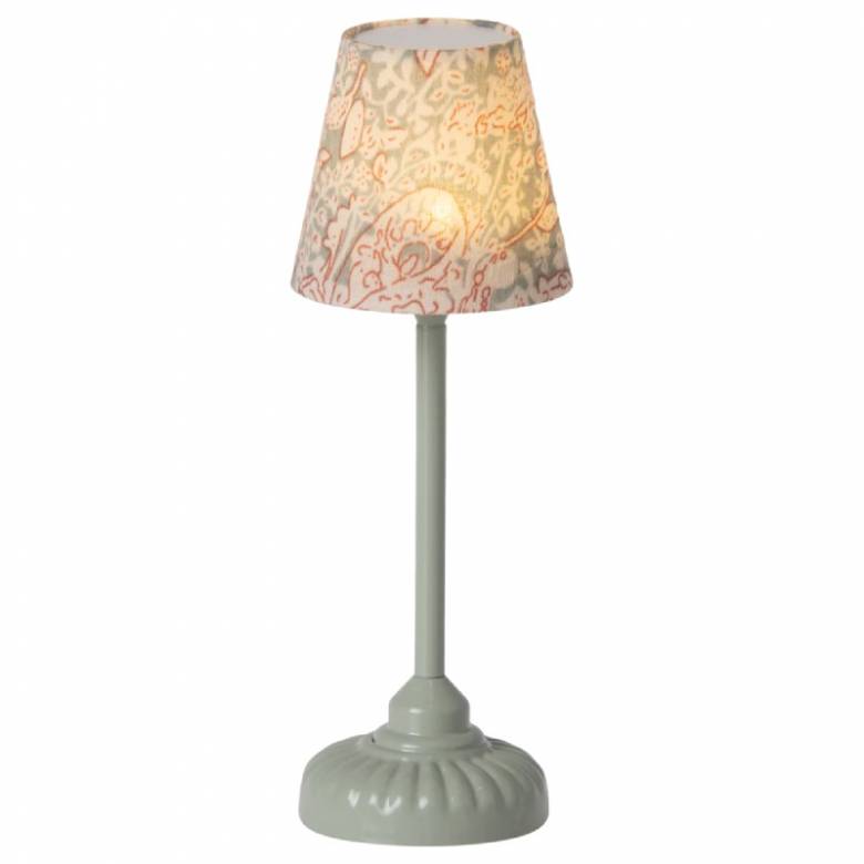Miniature Vintage Floor Lamp In Mint By Maileg 3+