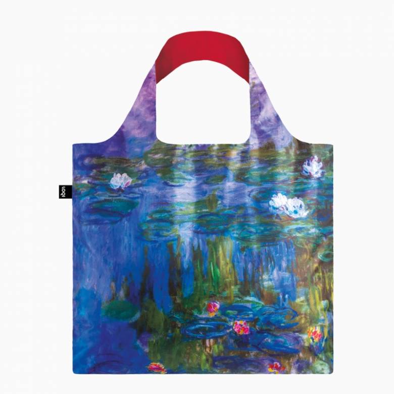 Monet Water Lillies - Reusable Tote Bag With Pouch