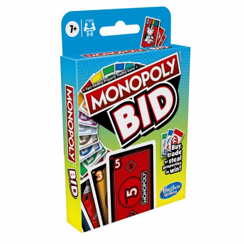 Monopoly Bid Card Game 7+