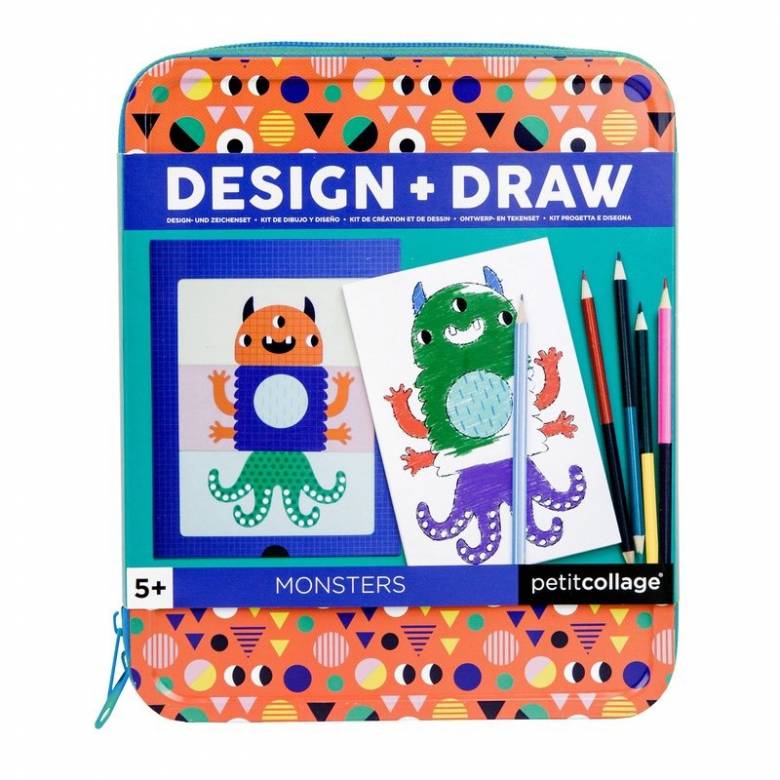 Monsters - Design + Draw Drawing Set 5+
