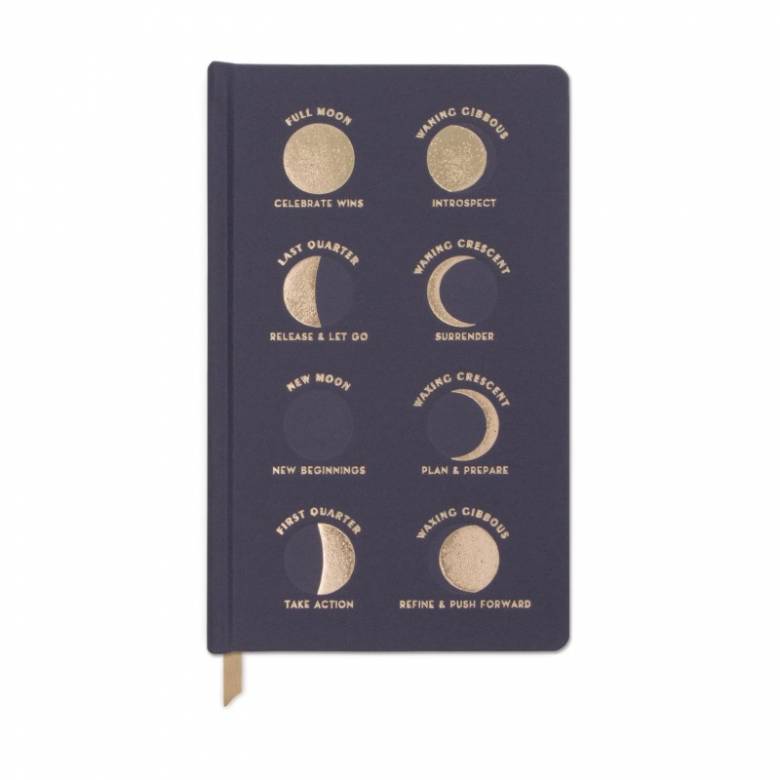 Moon Phases - Cloth Covered Journal