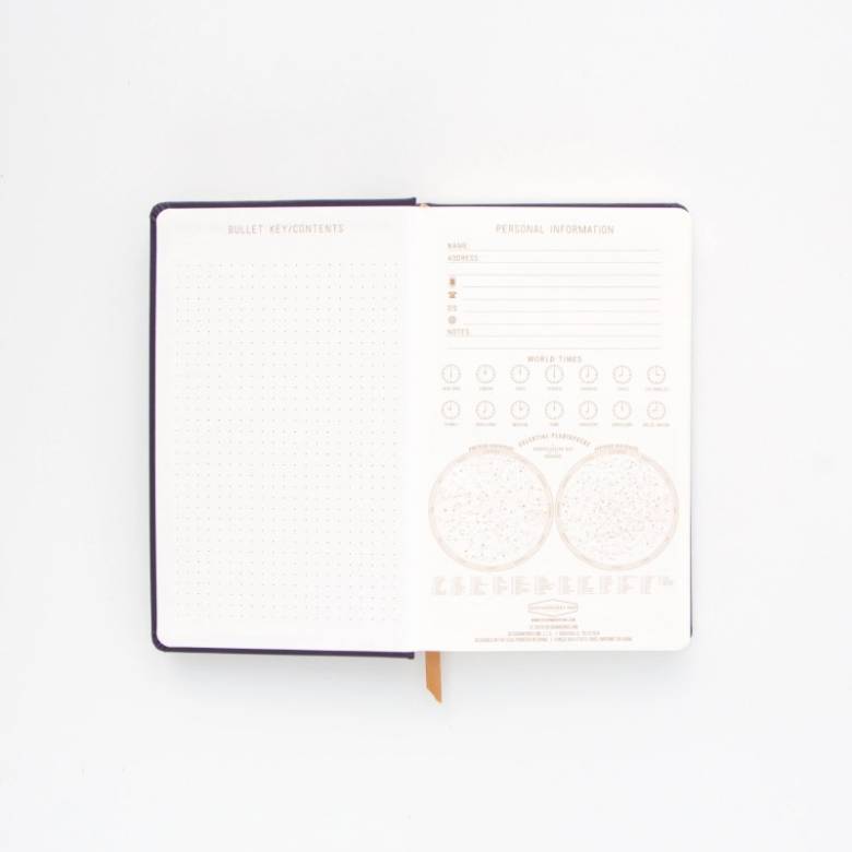 Moon Phases - Cloth Covered Journal