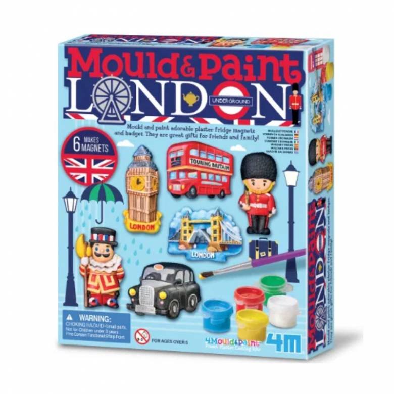 Mould And Paint London Art Kit 5+