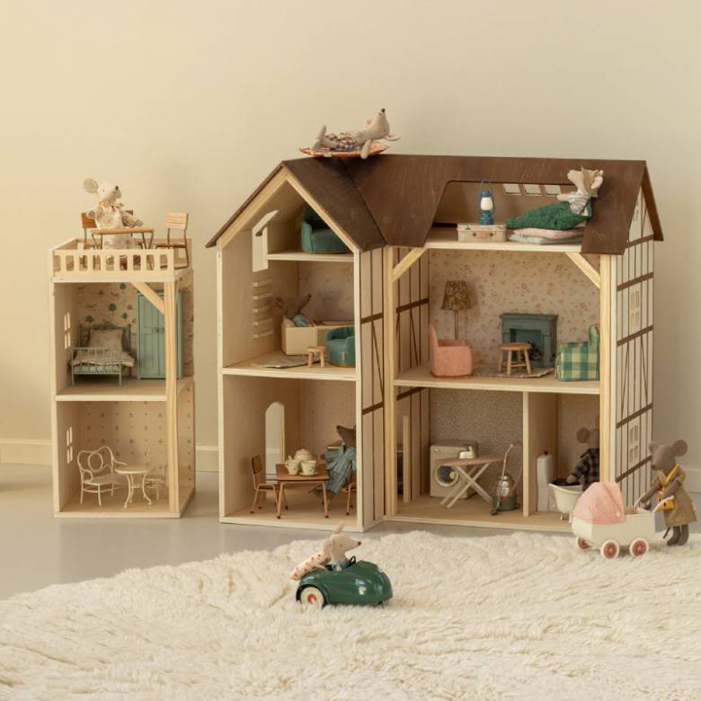 Mouse Hole Farmhouse Wallpaper By Maileg 3+
