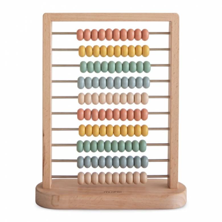 Multi-coloured Wooden Abacus 2+