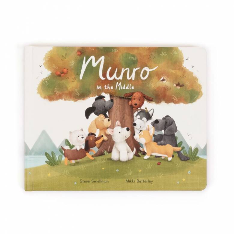 Munro In The Middle - Hardback Book By Jellycat