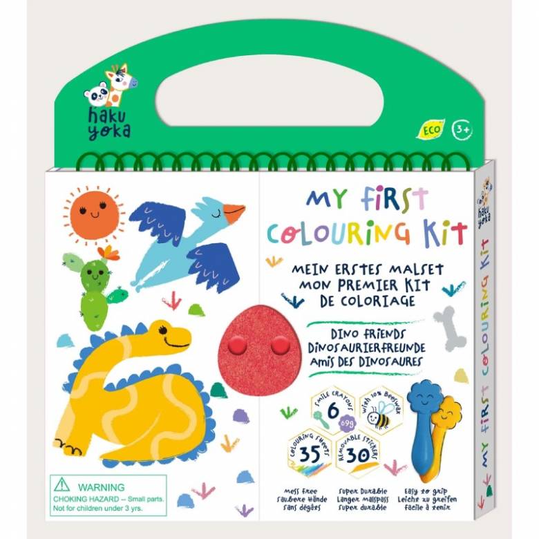 My First Colouring Kit - Dino Friends 3+