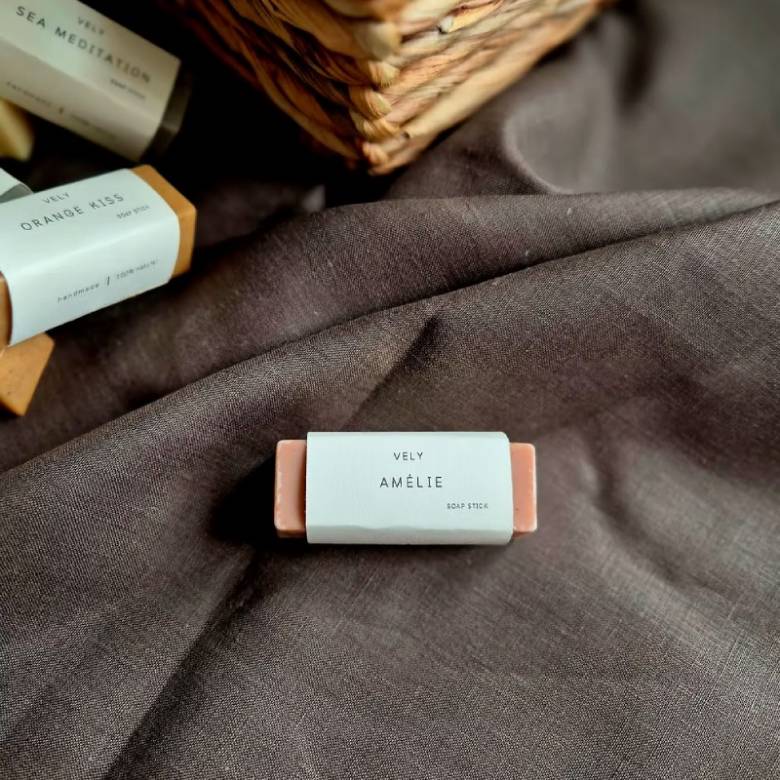 Natural Handmade Mini Soap - Amelie 50g