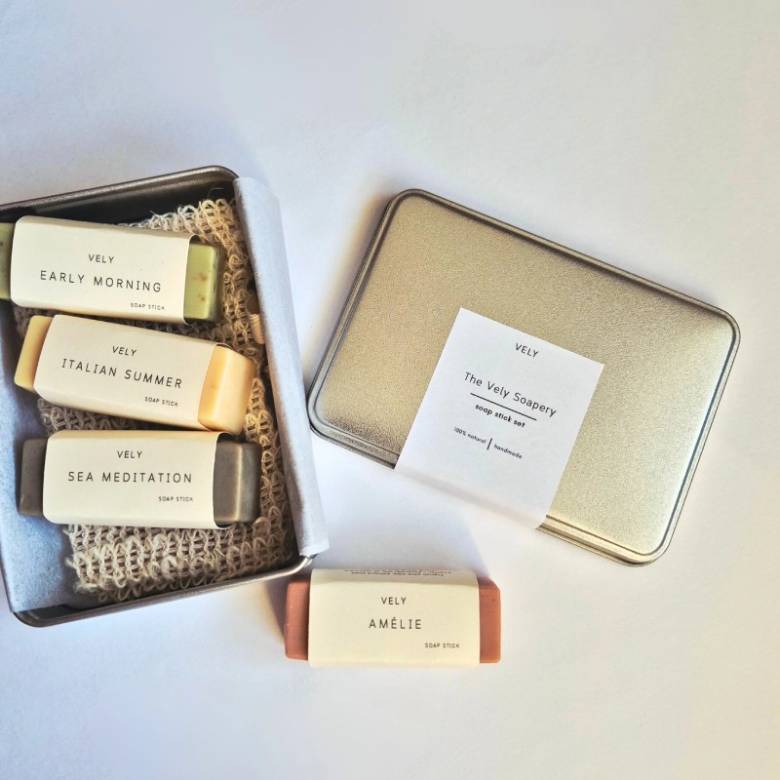 Natural Handmade Mini Soap Gift Set