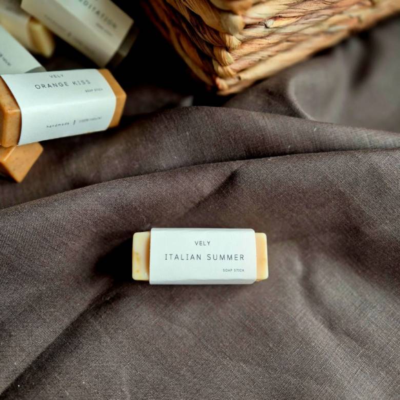 Natural Handmade Mini Soap - Italian Summer 50g
