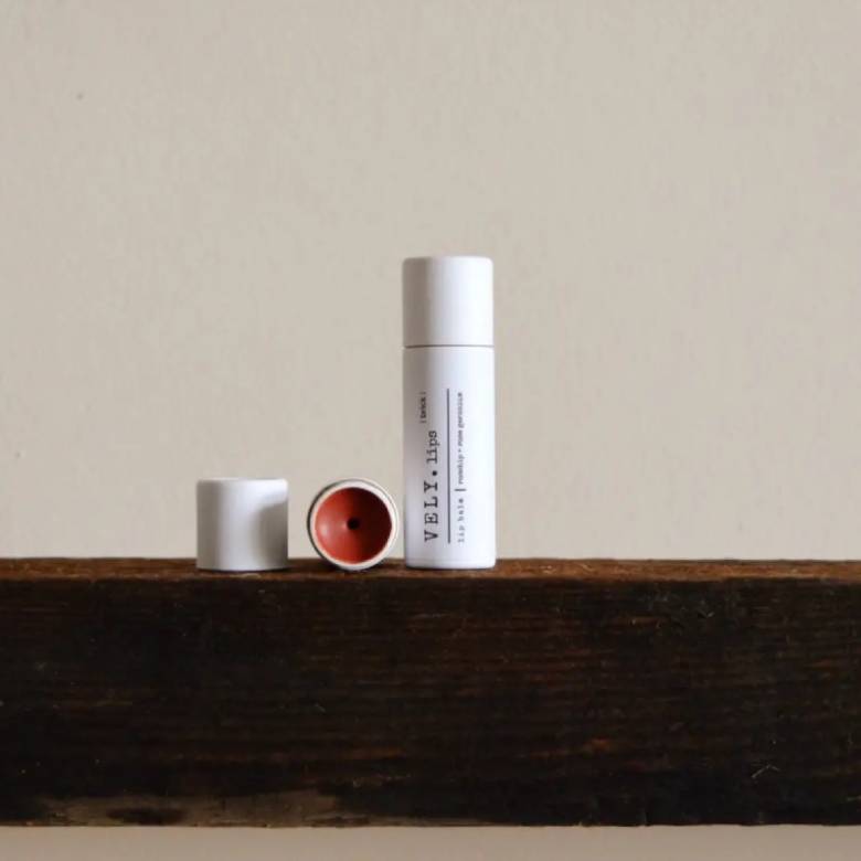 Natural Vegan Tinted Lip Balm - Brick