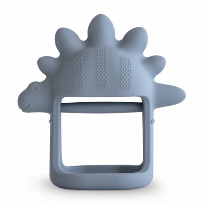 No-Drop Silicone Sensory Teether - Dino 3m+