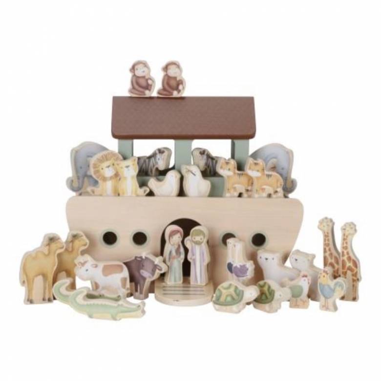 Noah's Ark Wooden Toy By Little Dutch 18m+