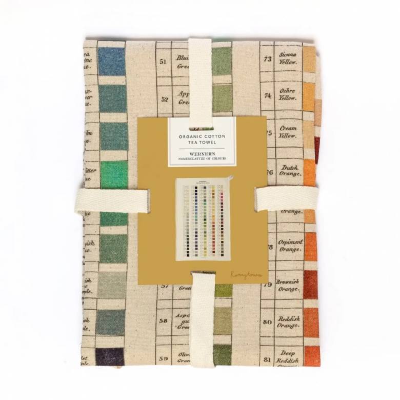 Nomenclature Of Colours - Organic Cotton Tea Towel