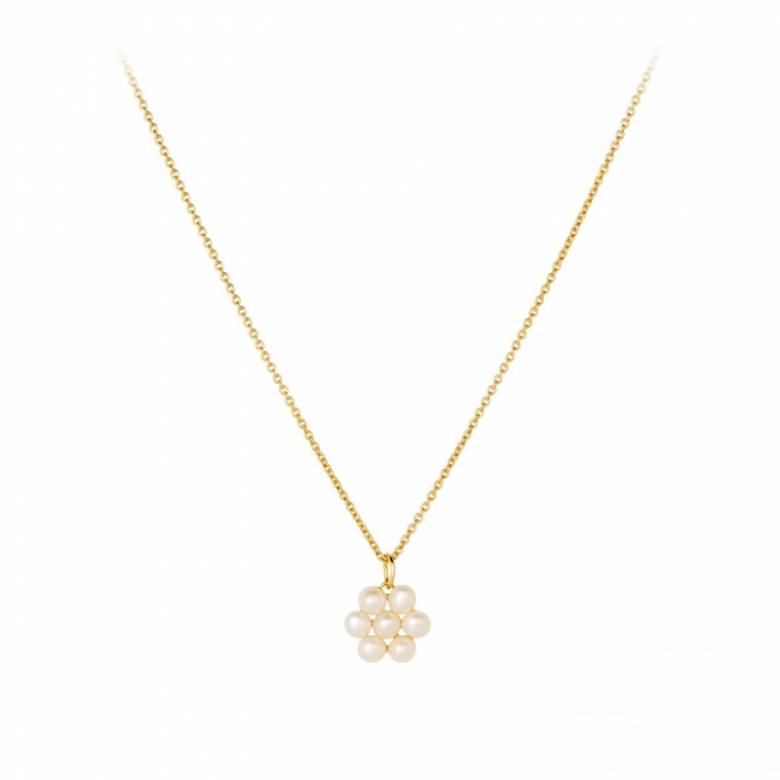 Ocean Bloom Necklace In Gold By Pernille Corydon