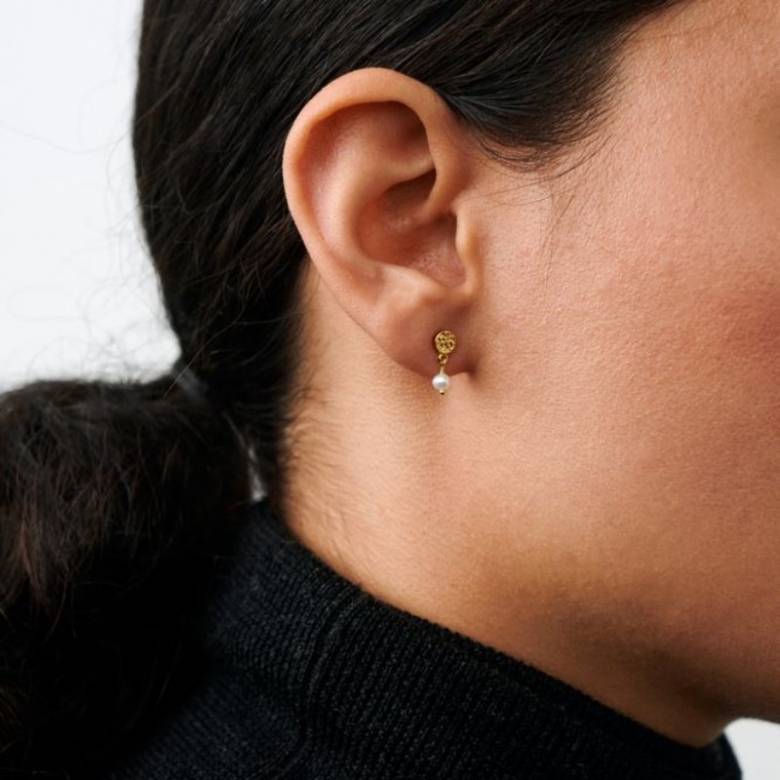 Ocean Nature Earsticks Earrings In Silver By Pernille Corydon