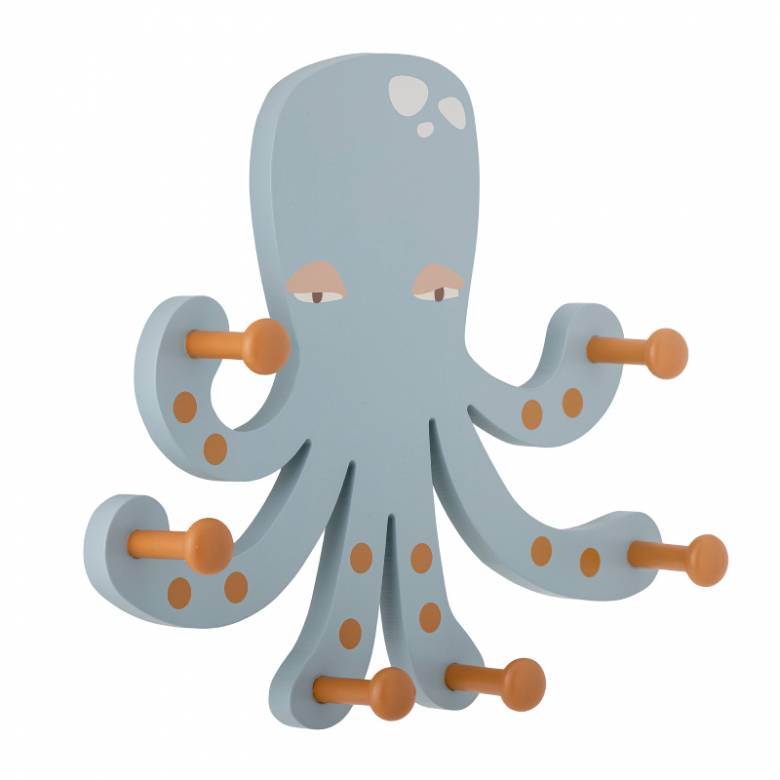 Octopus Coat Hook In Blue