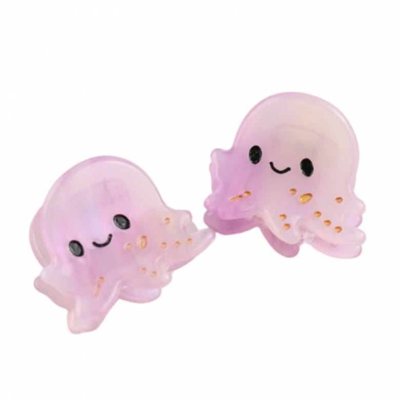 Octopus - Pair Of Claw Hair Clips