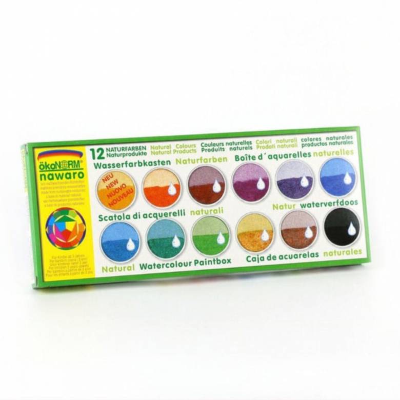 Okonorm Set Of 12 Watercolour Paints In Metal Box 3+