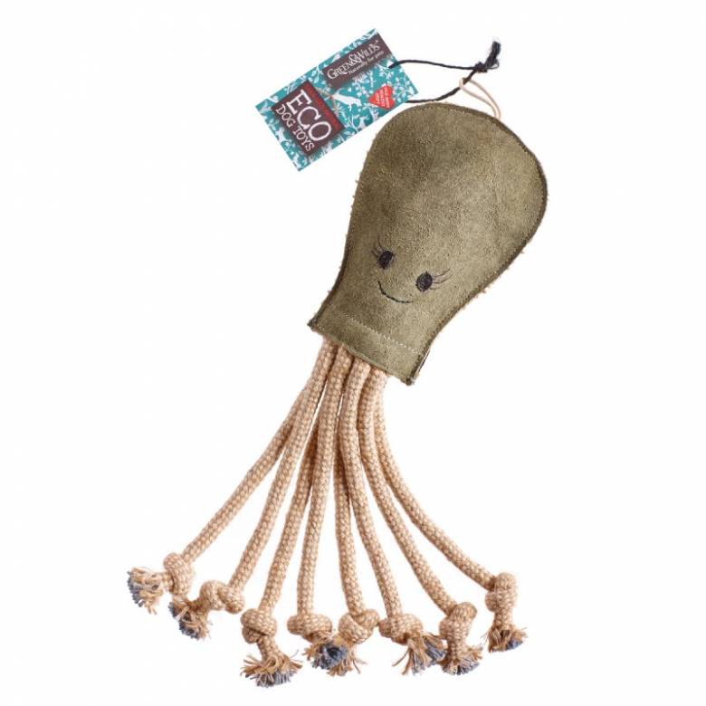 Olive The Octopus Eco Dog Toy