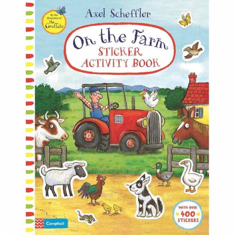 On The Farm By Axel Scheffler - Sticker Activity Book