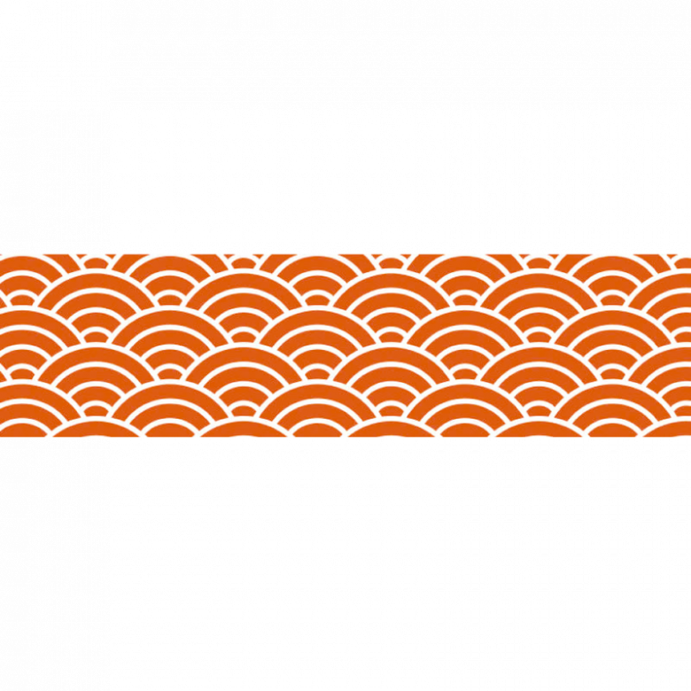 Orange Akadaidai - Roll Of Washi Masking Tape