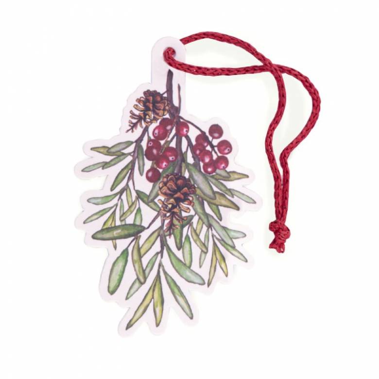 Pack Of 10 Christmas Sprig Tags