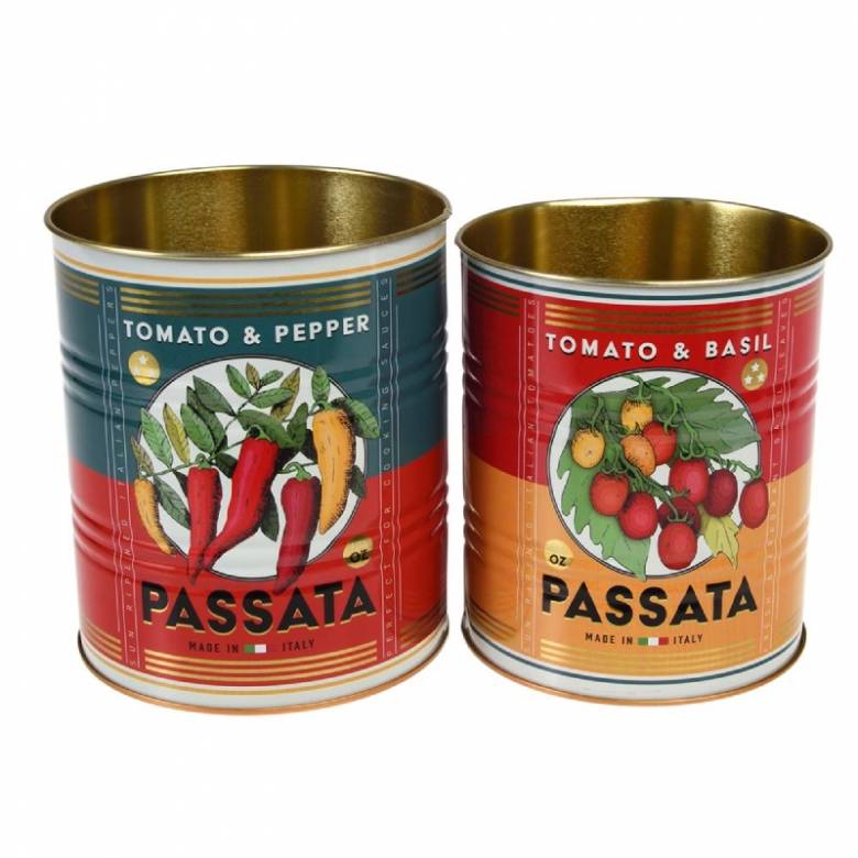 Passata - Set Of 2 Storage Tins