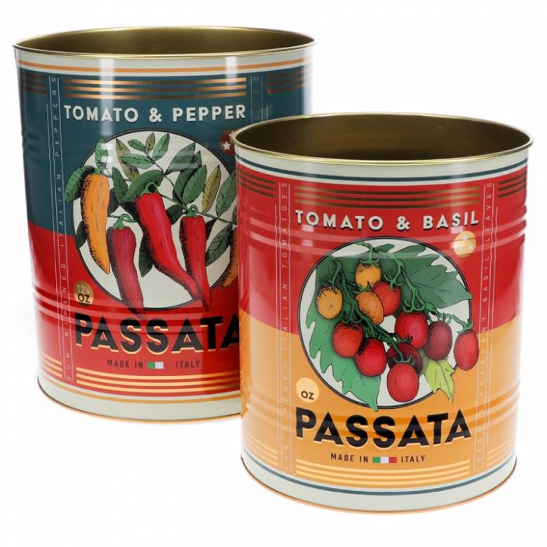Passata - Set Of 2 XL Storage Tins