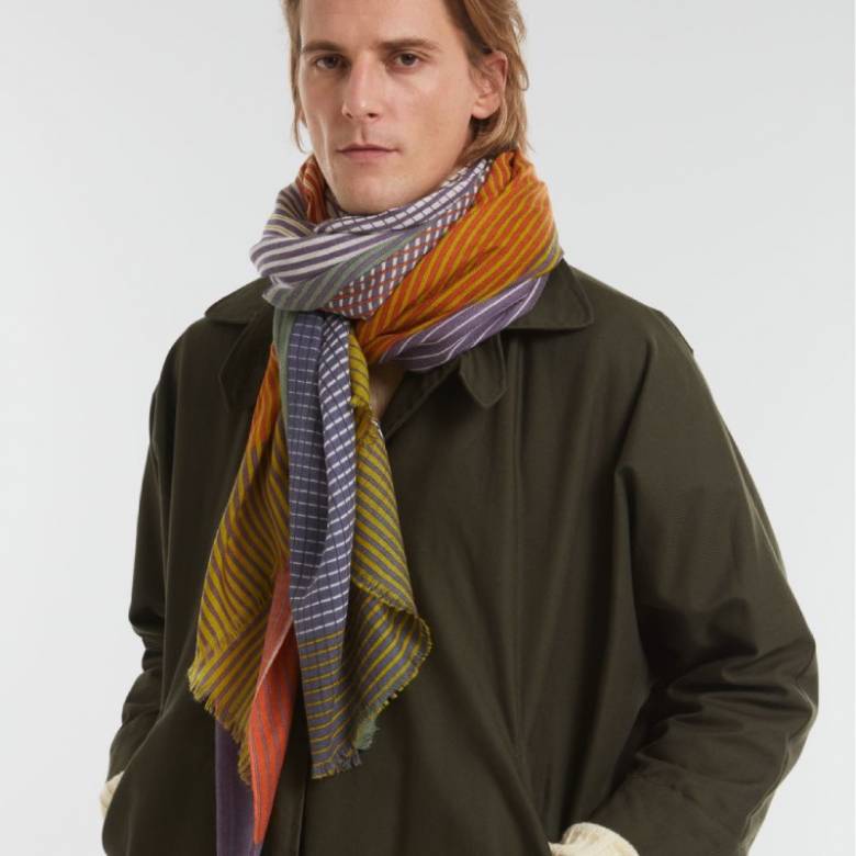 Passion Spectre Wool & Silk Scarf