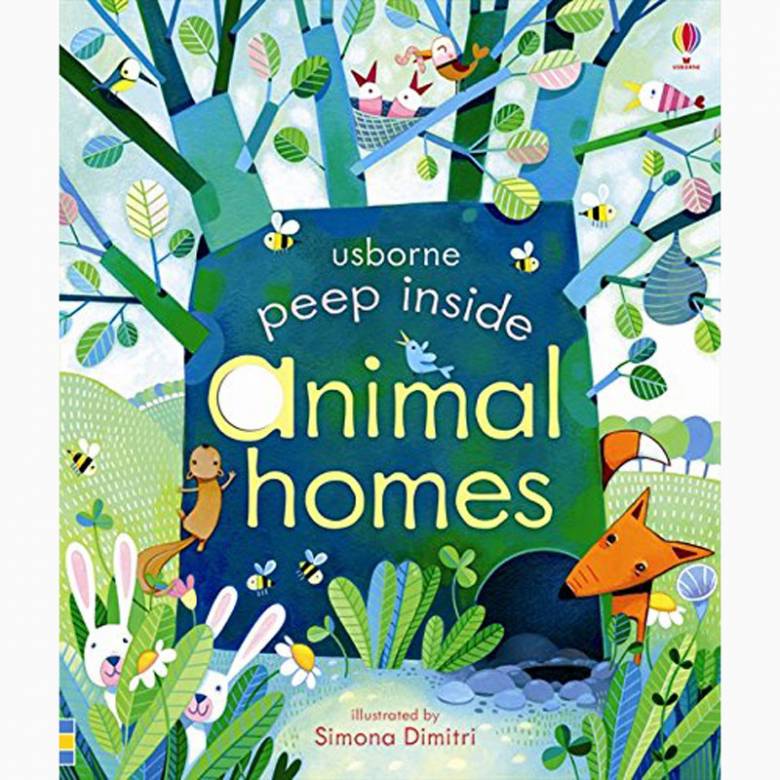 Peep Inside Animal Homes - Board Book
