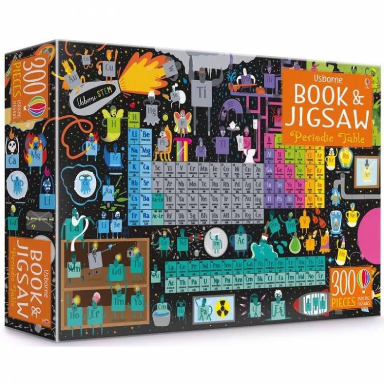 Periodic Table - 300 Piece Jigsaw Puzzle & Book