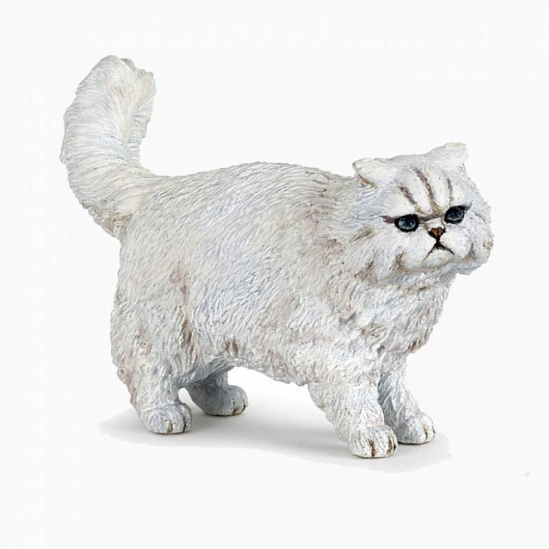 White Persian Cat - Papo Animal Figure
