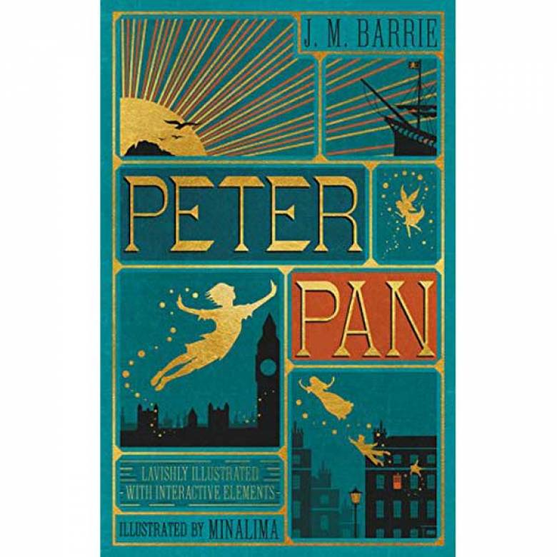 Peter Pan By J.M. Barrie Minalima Illustrated Hardback Book