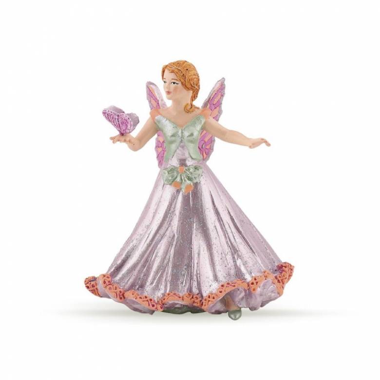 Pink Elf Fairy With Pink Butterfly - Papo Fantasy Figure