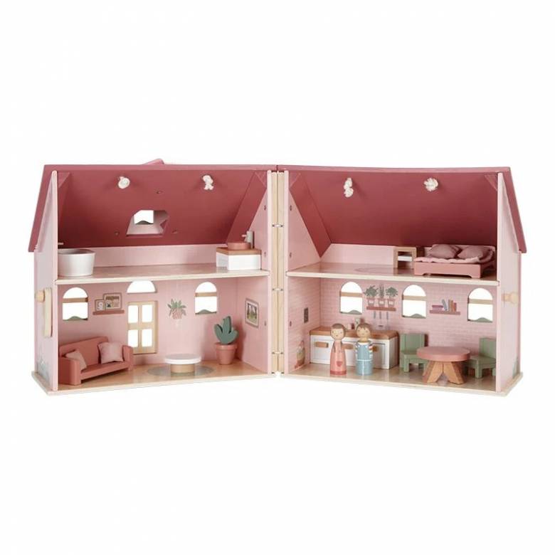 Portable Wooden Doll's House By Little Dutch 3+