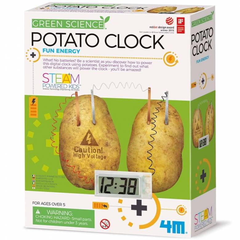 Potato Clock Green Science Kit 5+