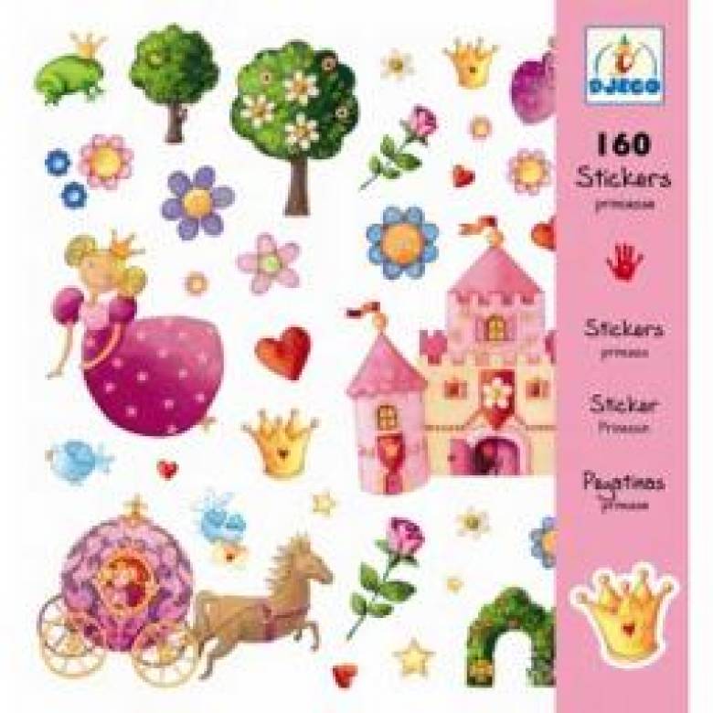 Princess Marguerite - Stylish Stickers 160 Pack By Djeco
