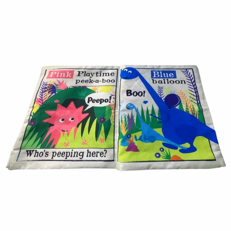 Rainbow Dinosaurs - Nursery Times Crinkly Newspaper Baby Toy 0+