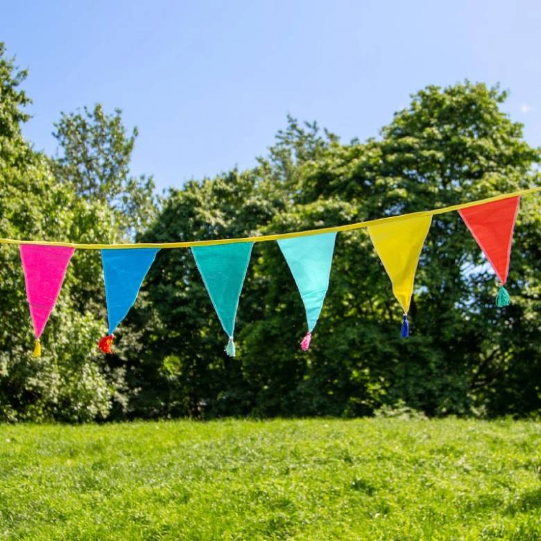 Rainbow Fabric Bunting