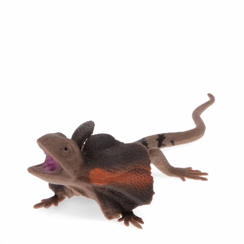 Realistic Frill-Necked Lizard Toy 3+