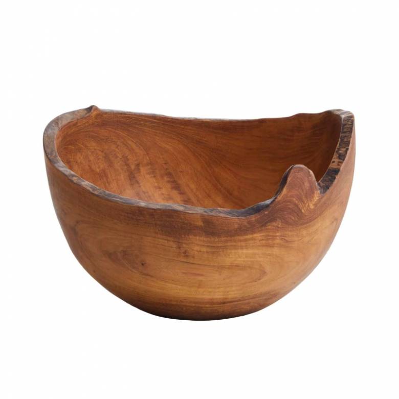 Recycled Organic XL Wooden Bowl 27cm